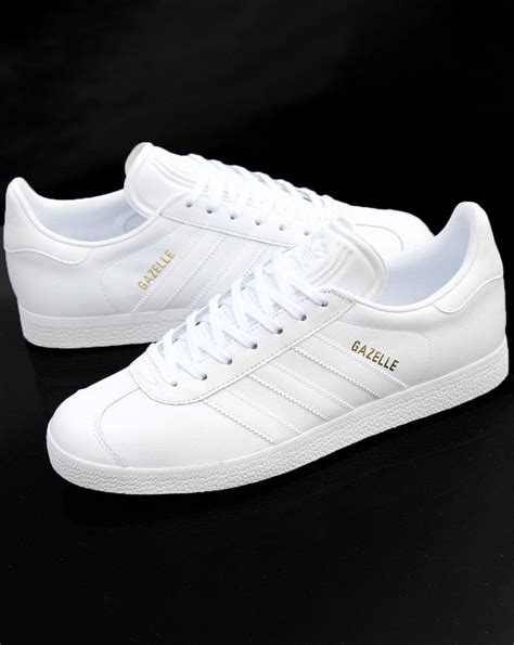 adidas white leather|white leather adidas women's.